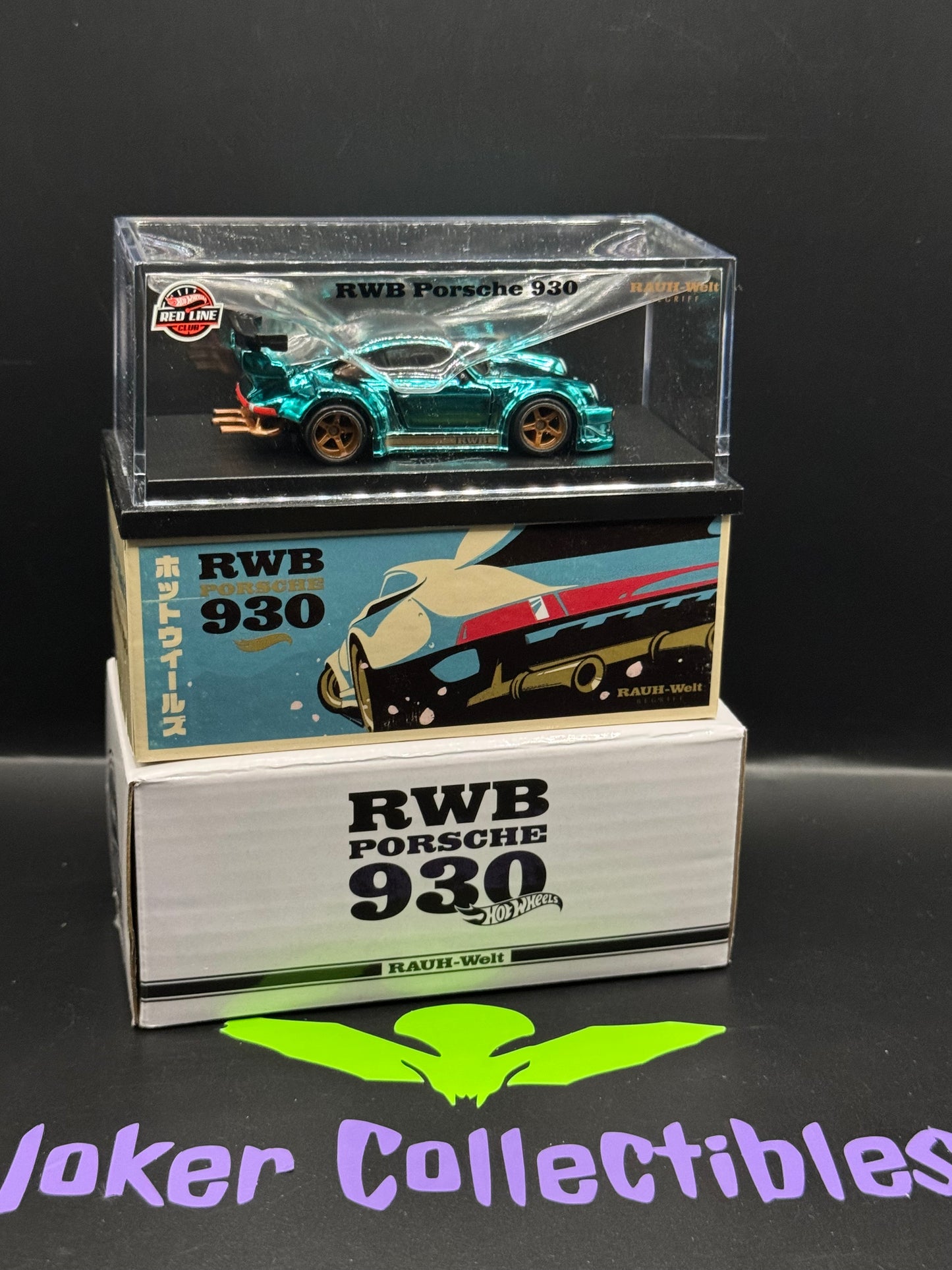 Hot Wheels 2025 RLC Exclusive Red Line Club Porsche 930 RWB RAUH-Welt Teal