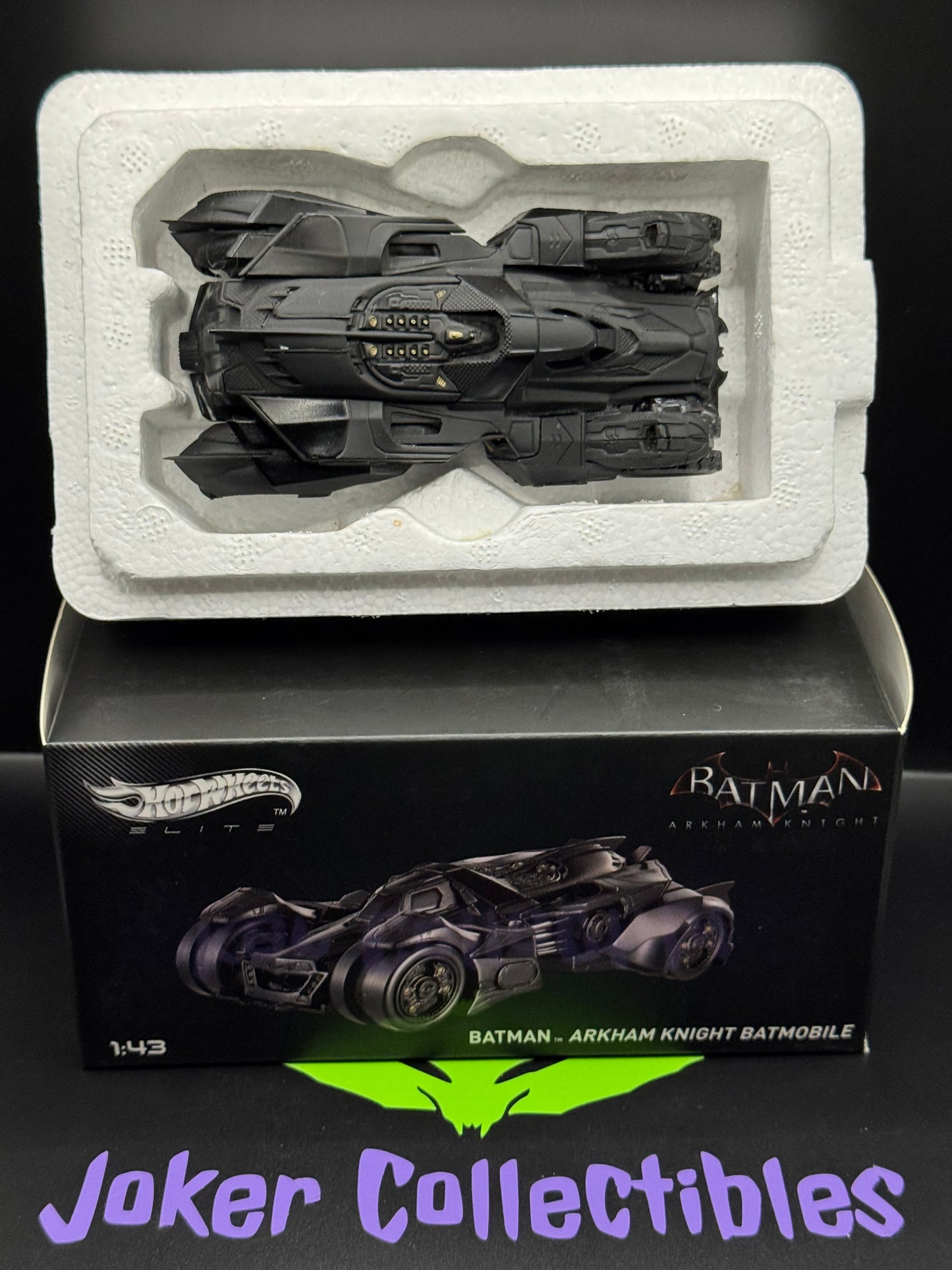 Hot Wheels Elite 1:43 Scale Batman: Arkham Knight Batmobile