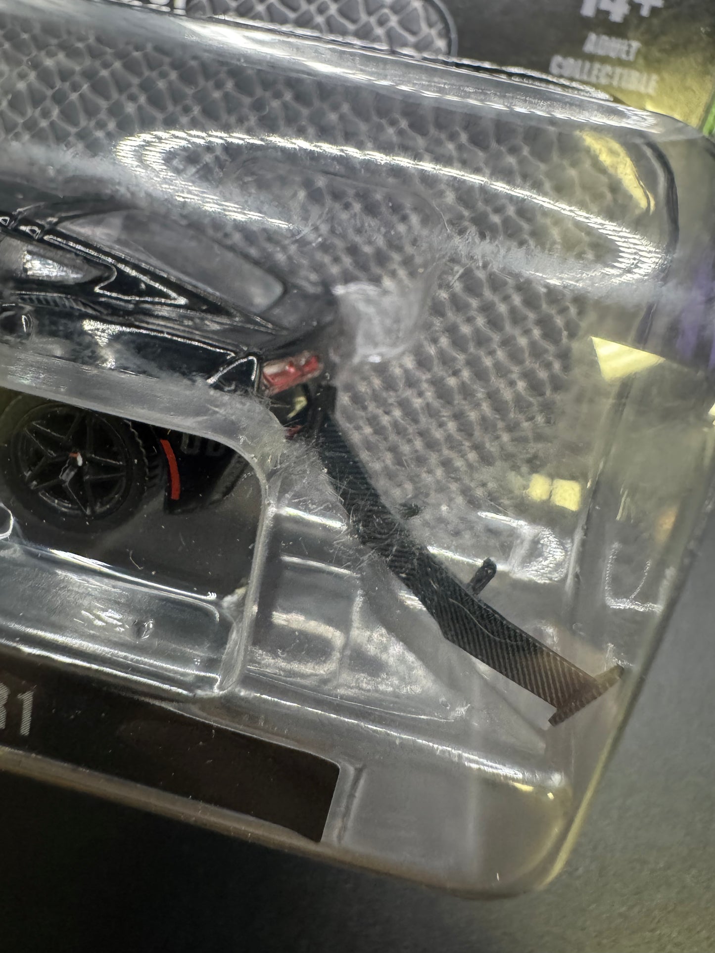 Greenlight Black Bandit Collection Series 31 2019 Chevrolet Corvette ZR1 Spoiler Off