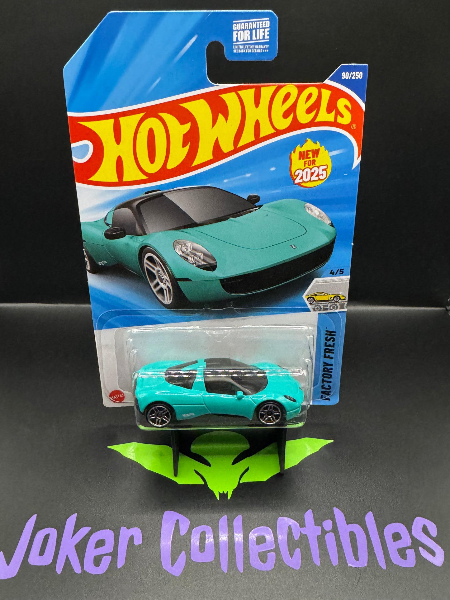 Hot Wheels 2025 Teal Aqua Gordon Murray Automotive T.33 90/250 Factory Fresh 4/5 N Case