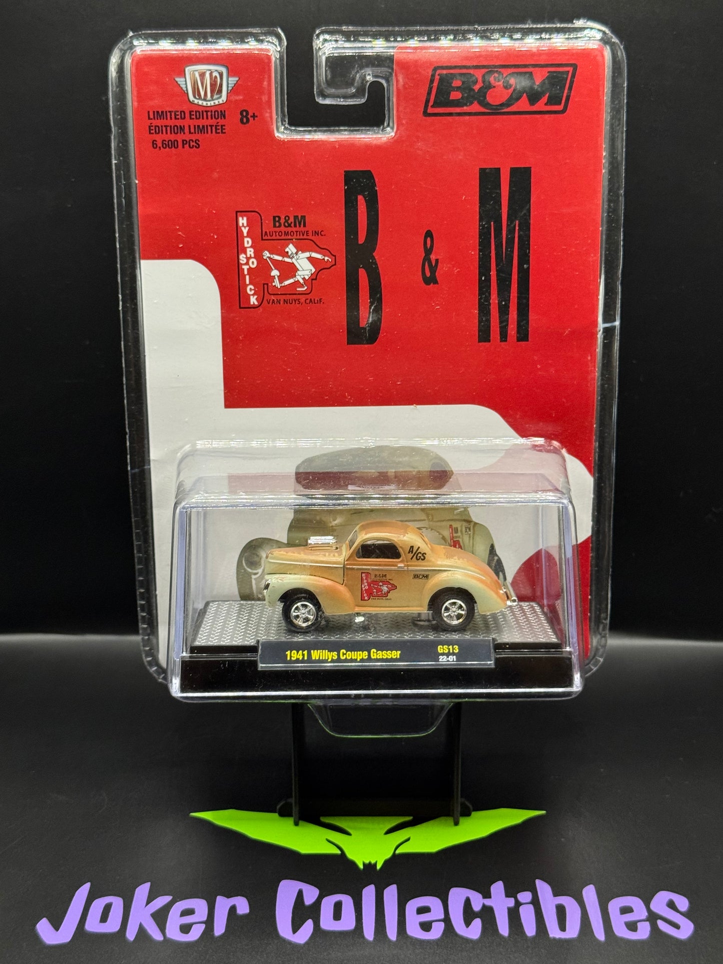 M2 Machines B&M 1941 Willys Coupe Gasser GS13 22-01