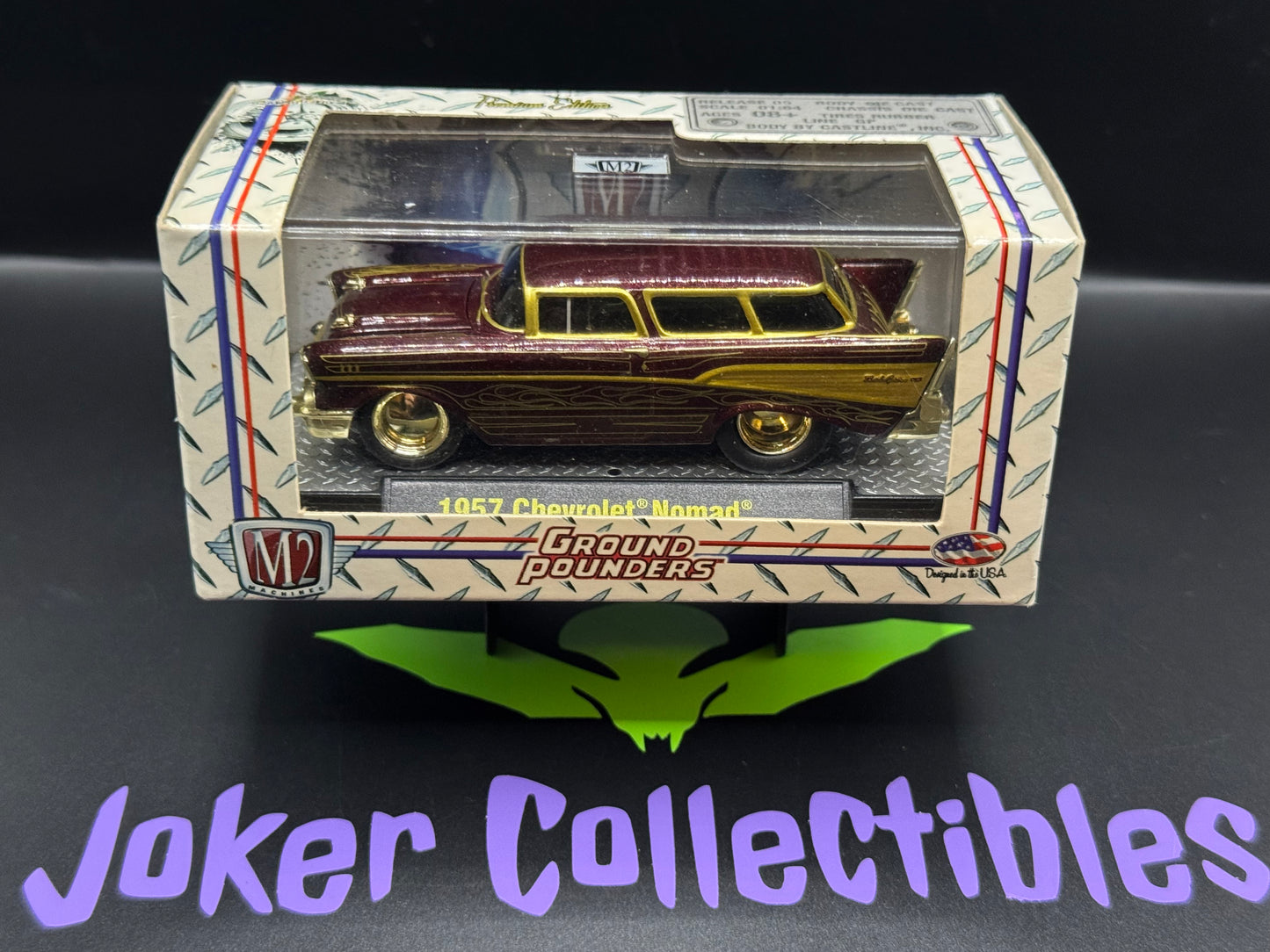M2 Machines Ground Pounders Chase 1957 Chevrolet Nomad R05 10-24