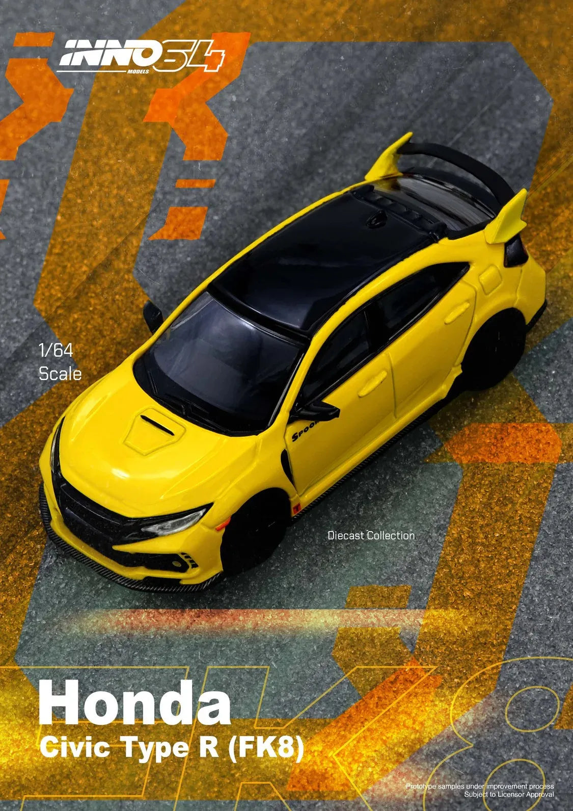INNO64 Spoon Honda Civic Type-R FK8 Yellow