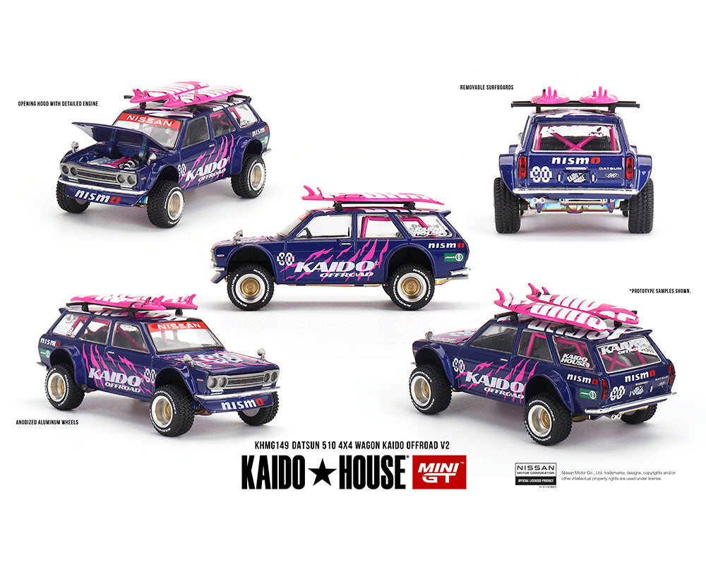 Kaido House Datsun 510 4×4 Wagon Kaido Offroad V2 Purple KHMG149