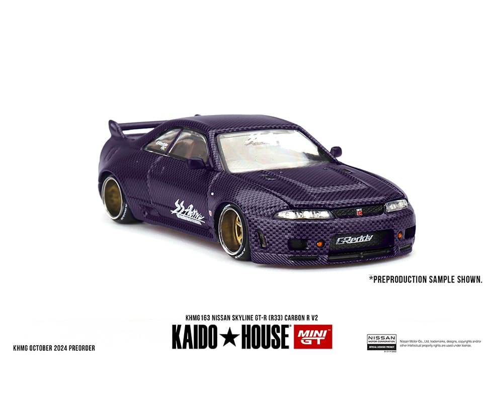 Kaido House Nissan Skyline GT-R (R33) Active Carbon R V2 Purple Carbon KHMG163