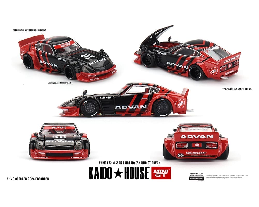 Kaido House Nissan Fairlady Z Kaido GT ADVAN Black KHMG172