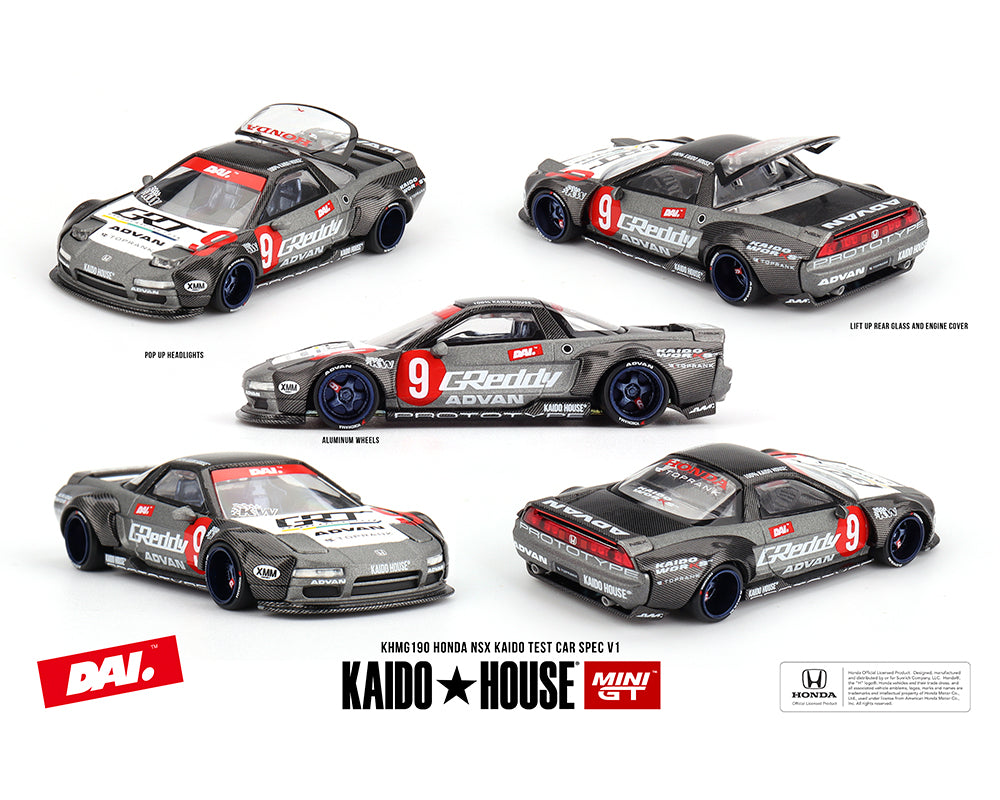 Kaido House Honda NSX Kaido Test Car Spec V1 DAI Prototype KHMG190 Chase Chance
