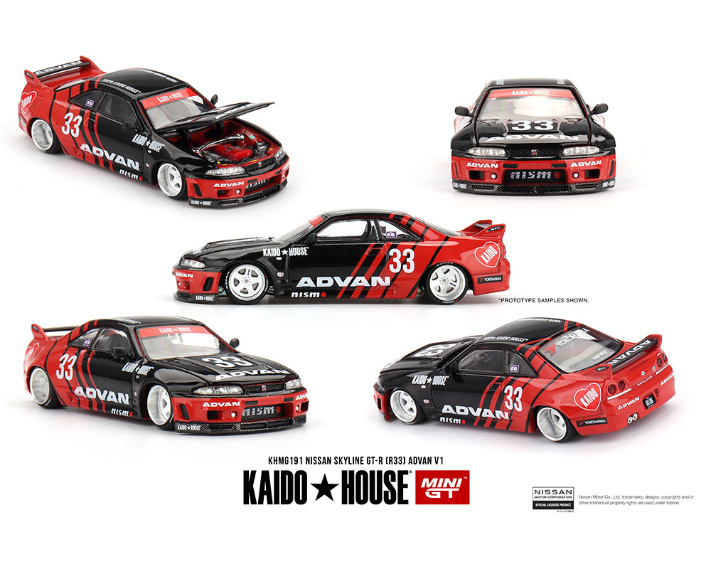 Kaido House Nissan Skyline GT-R (R33) Kaido Works ADVAN KHMG191 Chase Chance