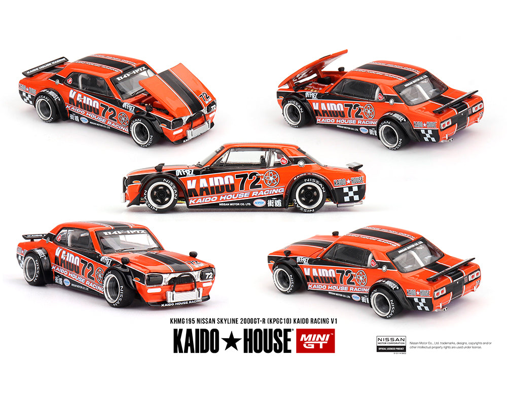 Kaido House Nissan Skyline 2000GT-R (KPGC10) Kaido Racing V1 KHMG195 Preorder