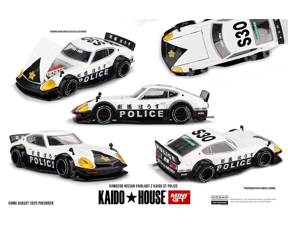 Kaido House Nissan Fairlady Z Kaido GT Police KHMG208 Preorder