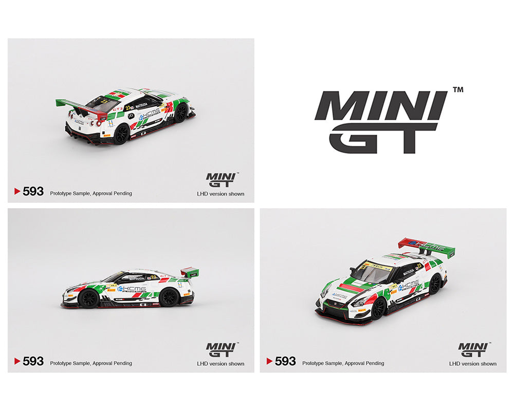 Mini GT #593 Nissan GT-R NISMO GT3 #23 KCMG 2018 FIA GT World Cup Macau