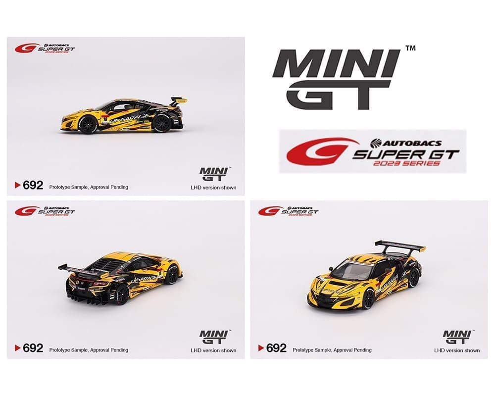 Mini GT #692 Honda NSX GT3 EVO22 #18 TEAM UPGARAGE 2023 SUPER GT SERIES