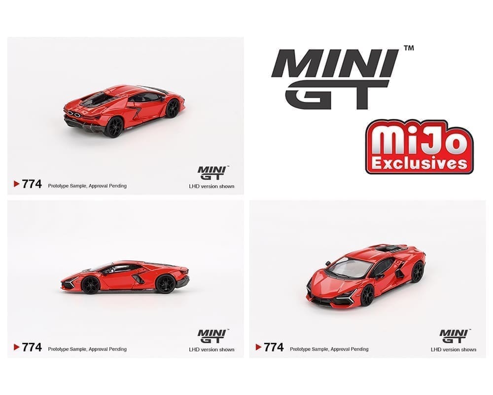 Mini GT #774 Lamborghini Revuelto Arancio Dac Lucido Red