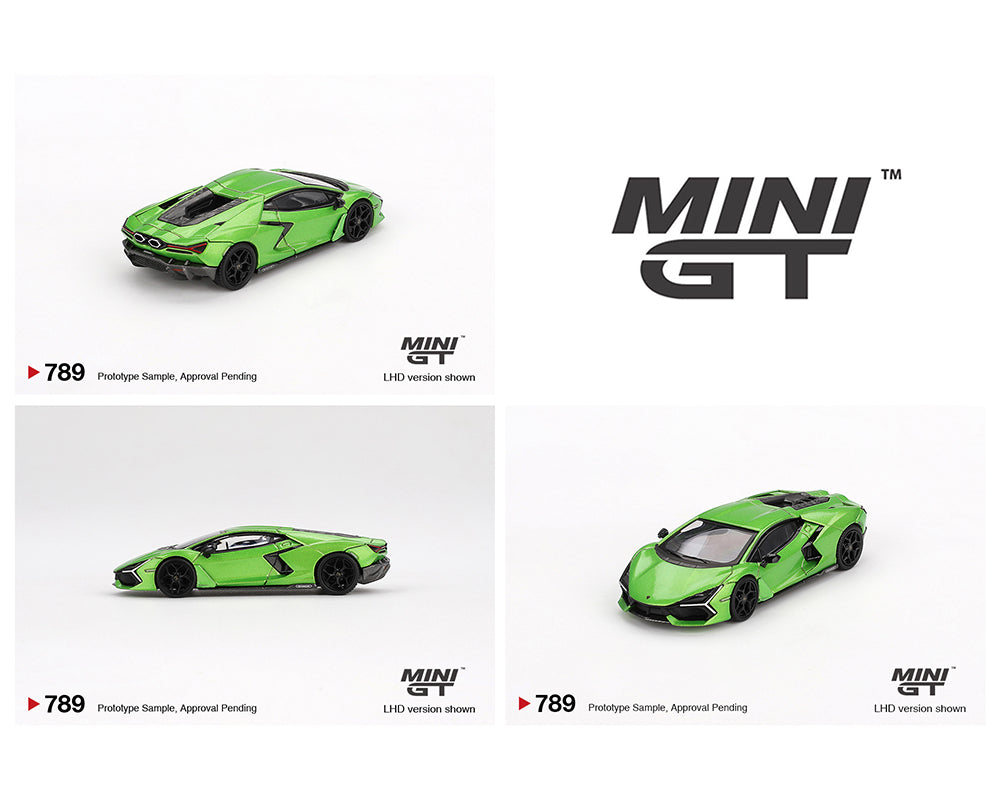 Mini GT #789 Lamborghini Revuelto Verde Selvans Green