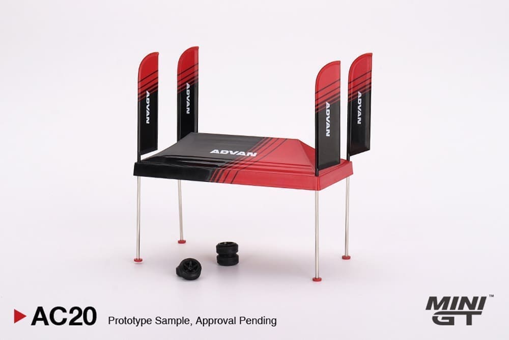 Mini GT #AC20 Advan Paddock Service Tent Set