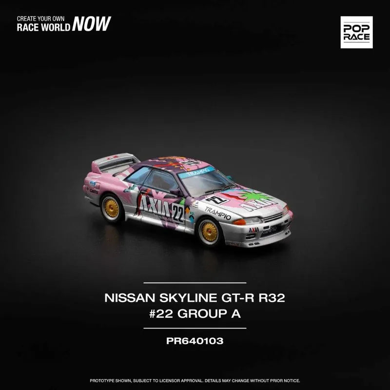 Pop Race Nissan Skyline GTR R32 #22 Axia Group A PR64-103
