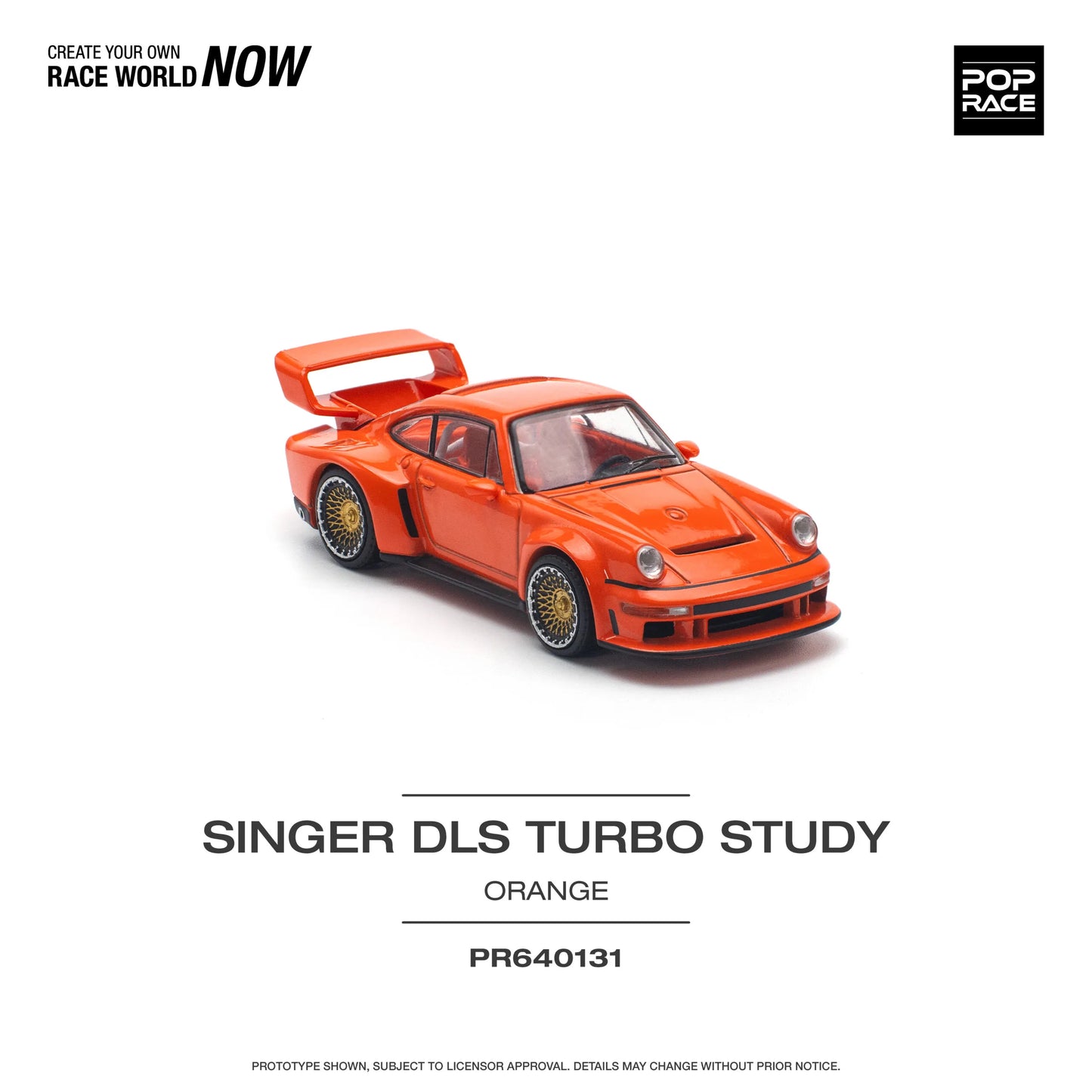 Pop Race Porsche Singer DLS Turbo Study (Track) PR64-131