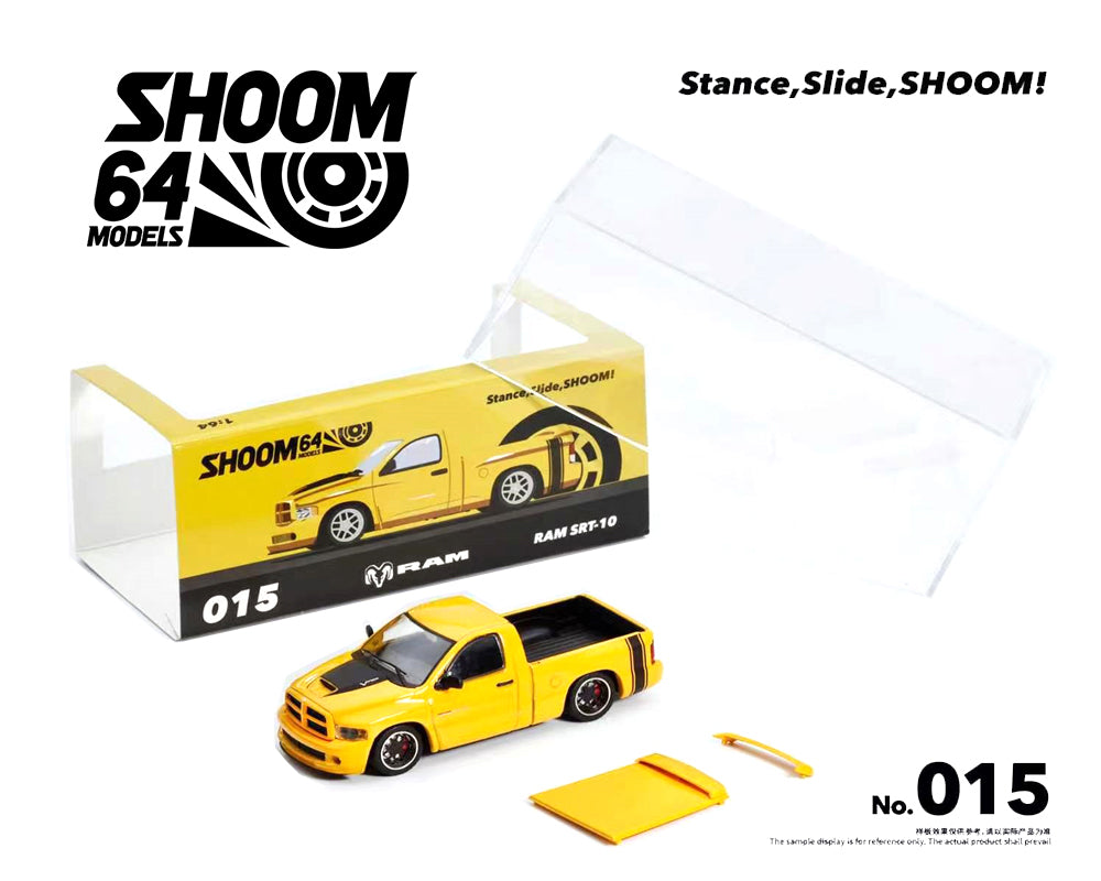 G.C.D. SHOOM64 2003 Dodge Ram SRT-10 Pickup Yellow & Black