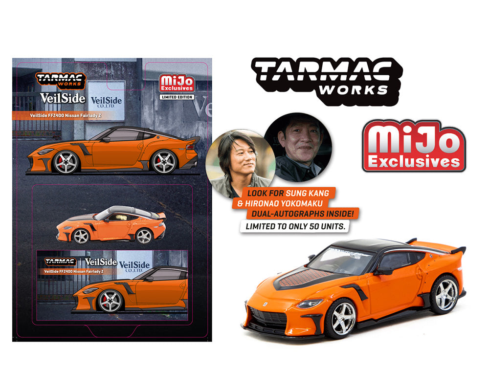 Tarmac Works Global64 Nissan VeilSide FFZ400 Fairlady Z Orange