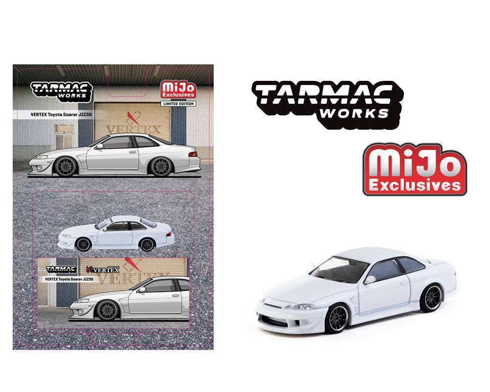 Tarmac Works Global64 Vertex Toyota Soarer JZZ30 White