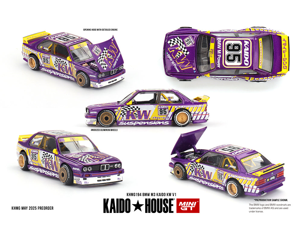 Kaido House BMW M3 Kaido KW V1 Purple KHMG194