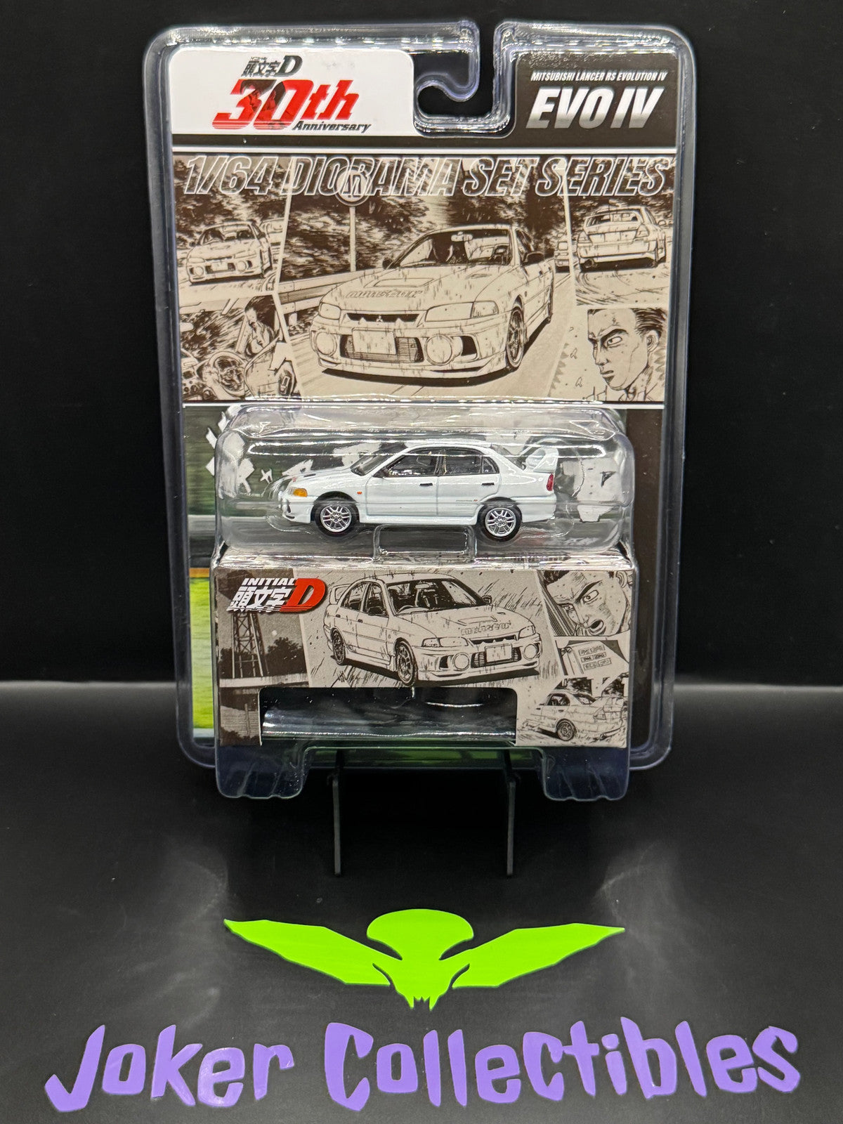 Hobby Japan JDM64 Initial D Mitsubishi Lancer RS Evolution IV Seiji Iwaki VS Takumi Fujiwara