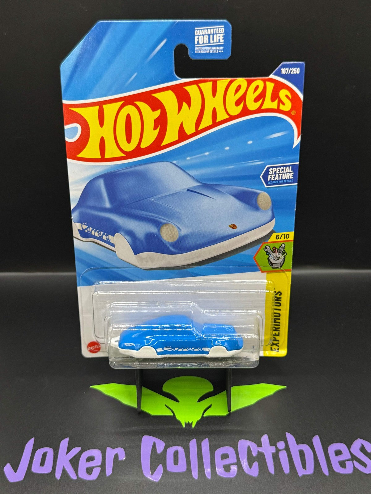 Hot Wheels 2026 Blue White Porsche 911 Carrera Clip 187/250 Experimotors 6/10 A Case