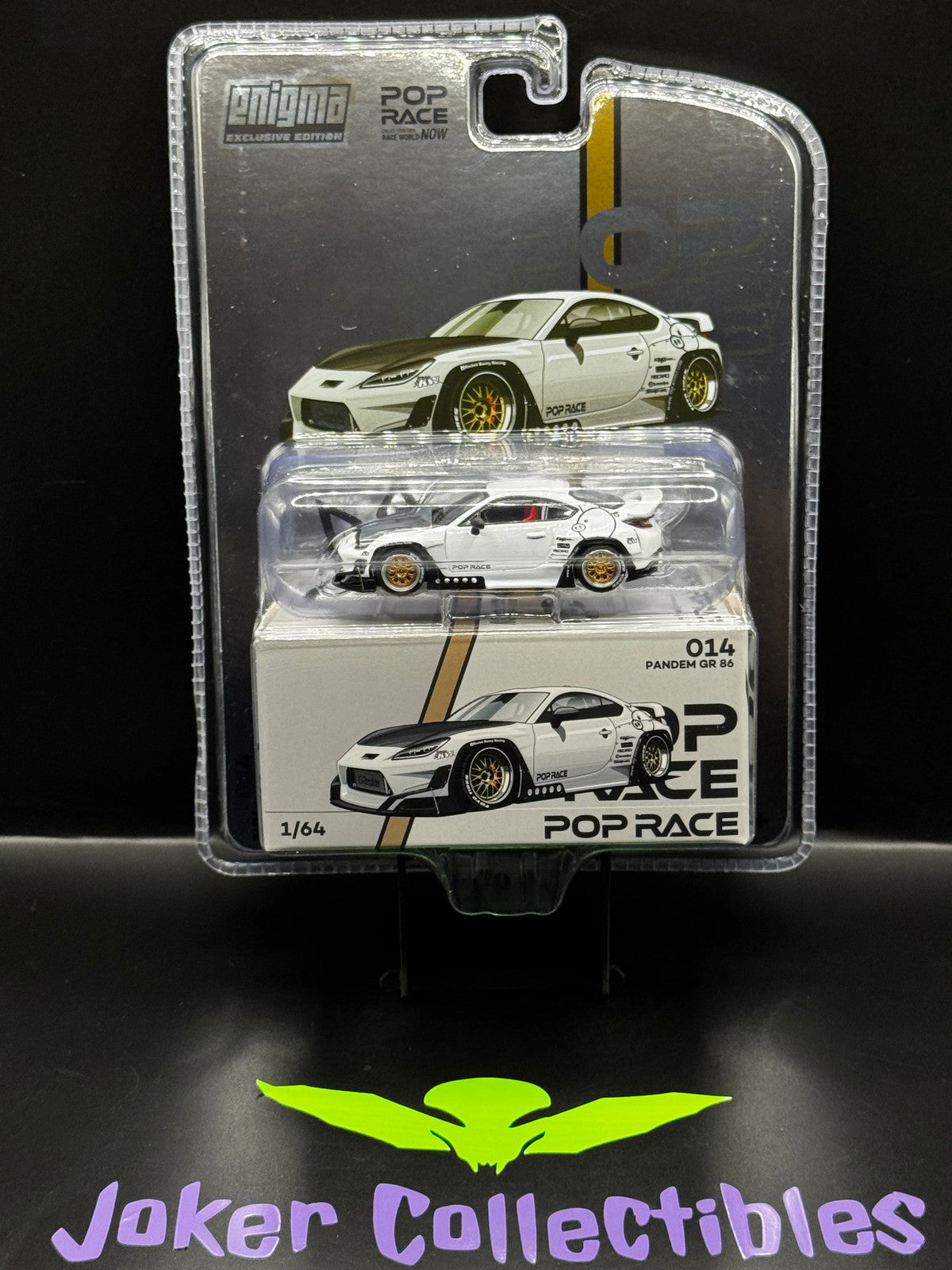 Pop Race Pandem Toyota GR86 Crystal White Pearl 014 Enigma Exclusive