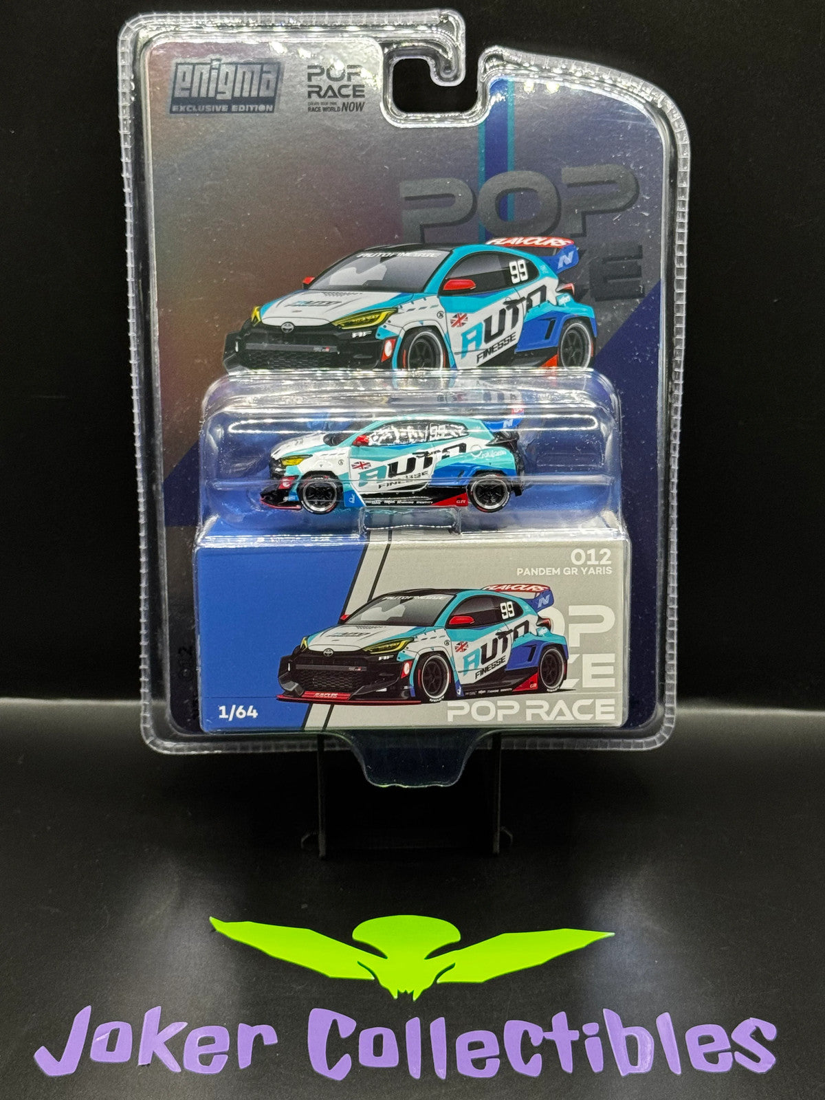Pop Race Pandem Toyota GR Yaris Auto Finesse Blue White 012 Enigma Exclusive