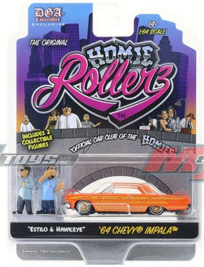 Greenlight x DGA Homie Rollerz 1964 Chevrolet Impala SS Hard Top Estilo & Hawkeye Preorder