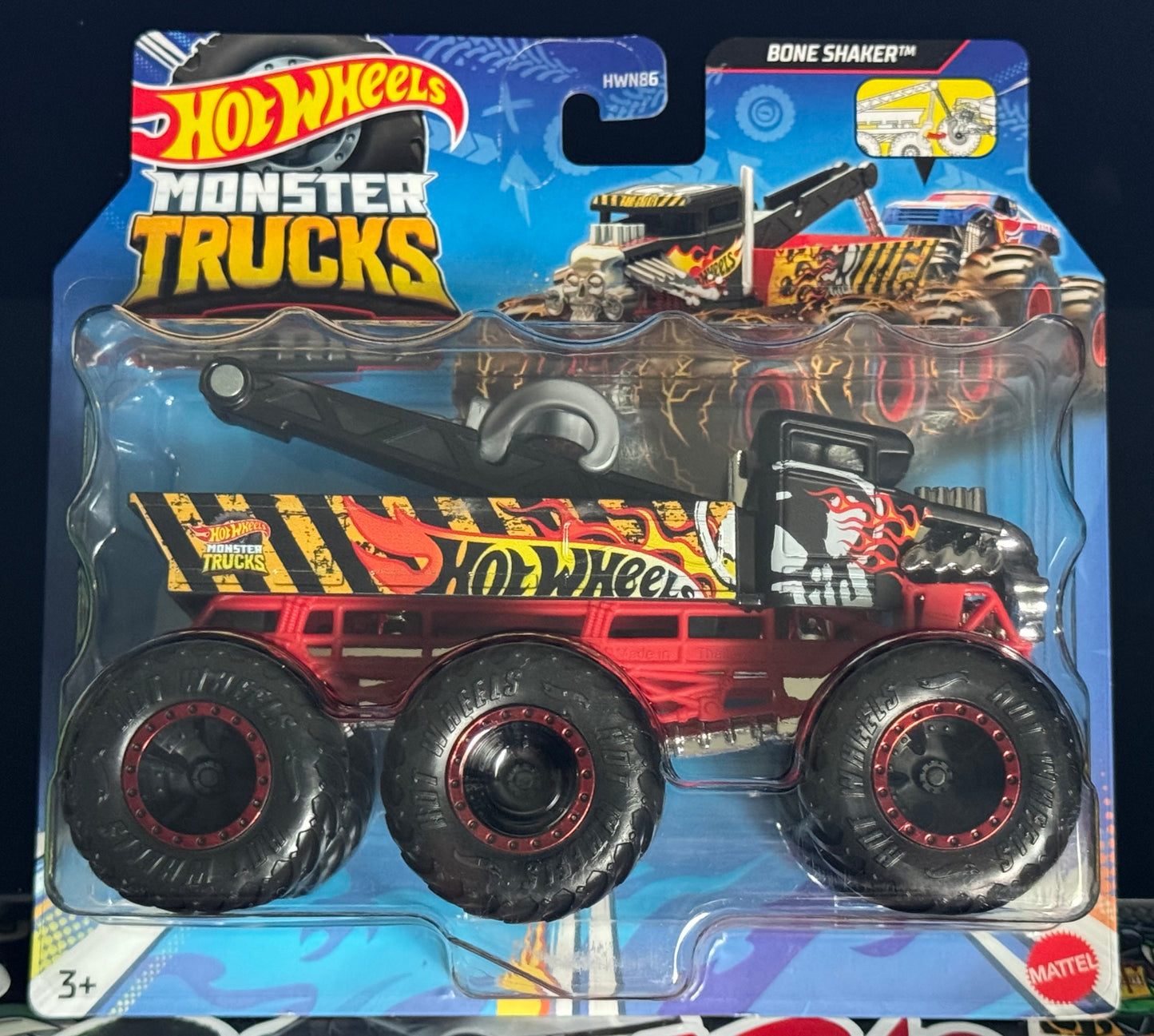 Hot Wheels Monster Trucks 2024 Big Rigs Bone Shaker Big Rig