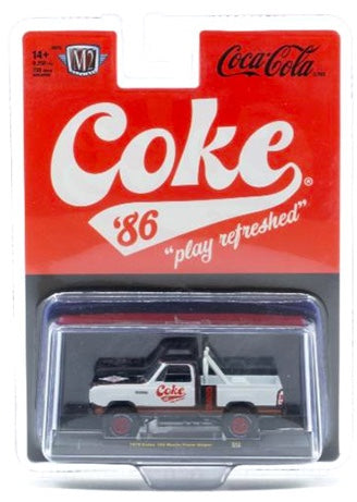 M2 Machines Coca-Cola Coke '86 1979 Dodge 150 Macho Power Wagon A54 24-62