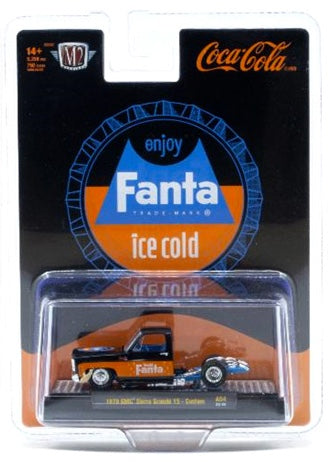 M2 Machines Coca-Cola Orange Fanta 1976 GMC Sierra Grande 15 Custom A54 24-60