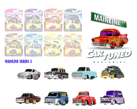 CarTuned 1:64 Series 5 Mainline Set of 8 Factory Sealed Case Preorder