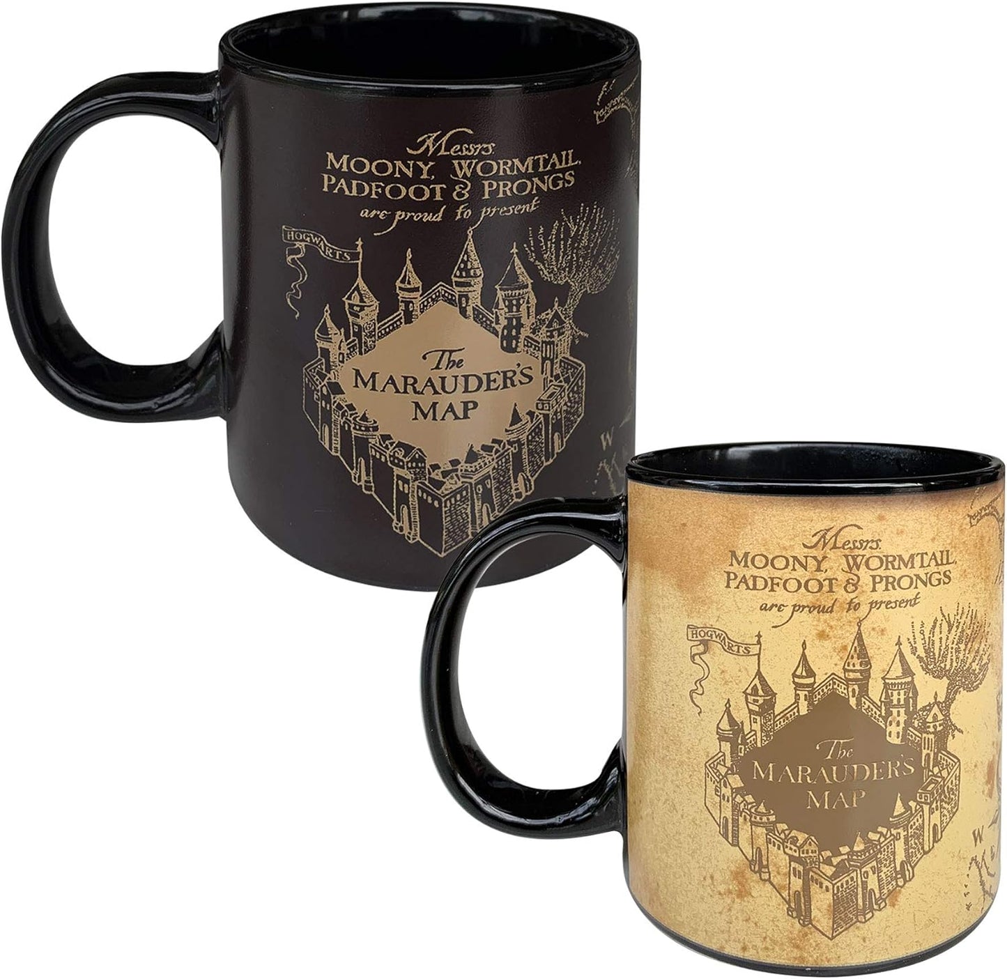 Monogram Mugs Harry Potter Maurader's Map Heat Change 11 oz. Ceramic Coffee Mug