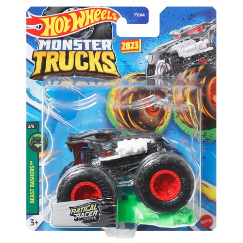 Hot Wheels Monster Trucks 2023 Ratical Racer Beast Bashers # 2/7