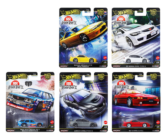 Hot Wheels Premium Car Culture 2025 Ronin Run II Set of 5 FPY86-961M Preorder