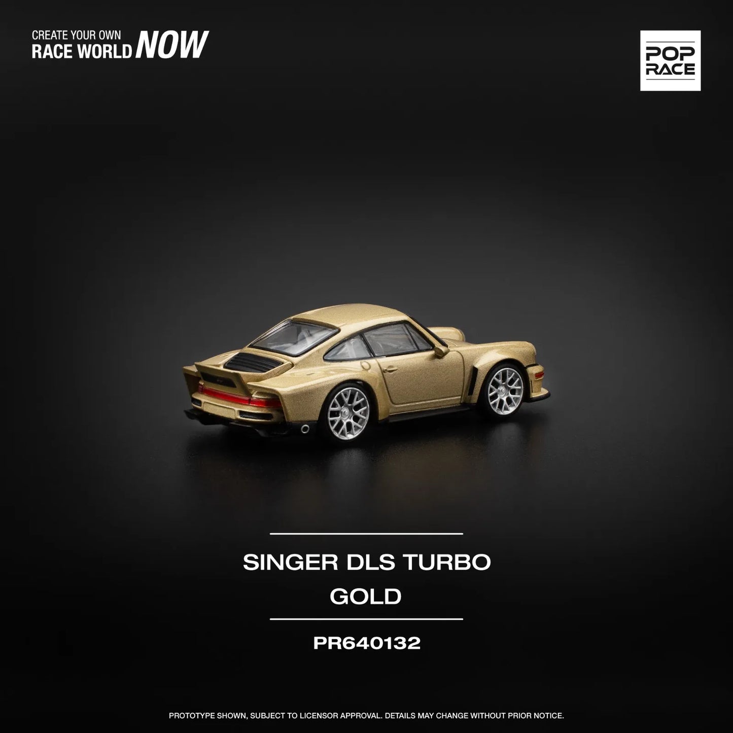 Pop Race Singer DLS TURBO ROAD Gold PR64-132 Preorder