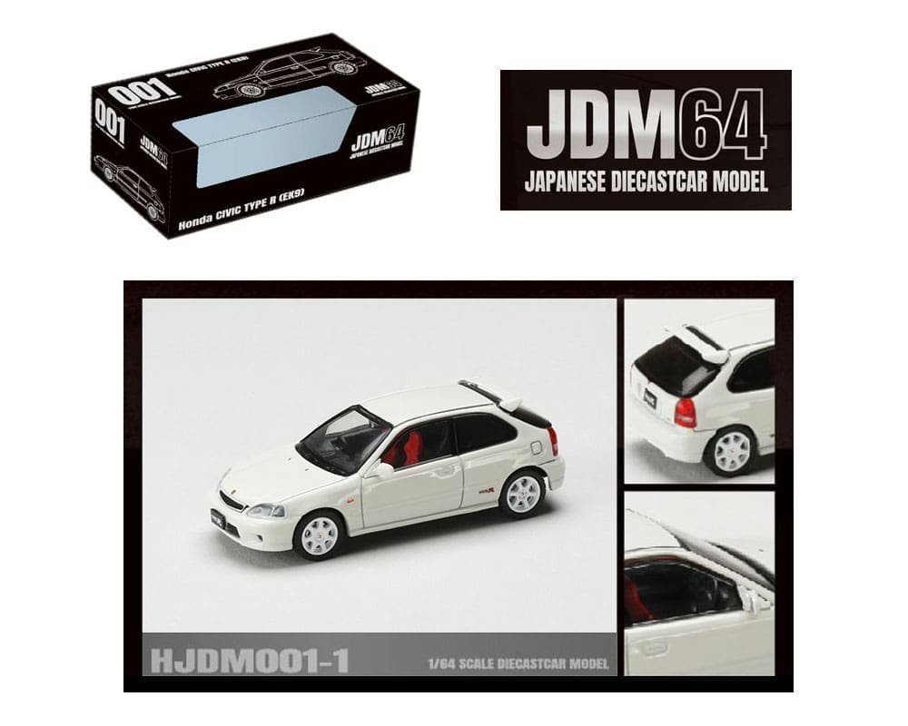 Hobby Japan JDM64 Honda Civic Type R (EK9) – Championship White