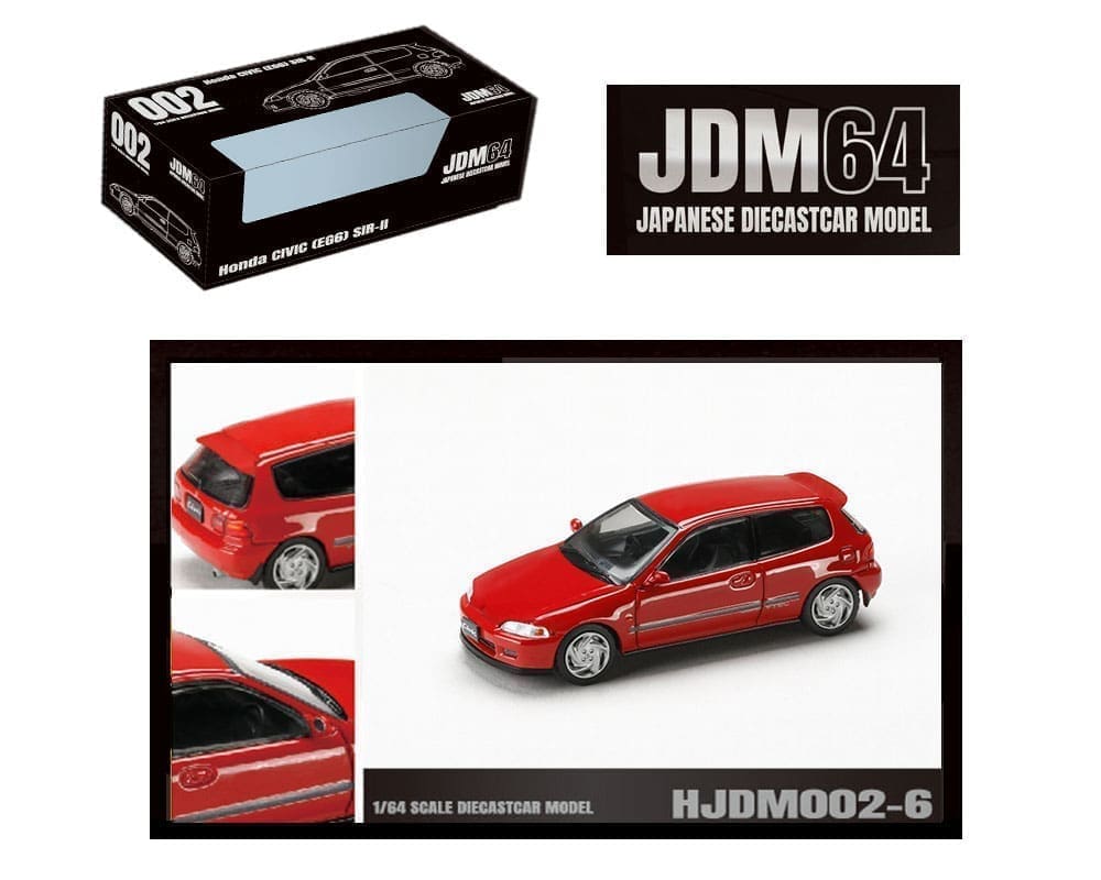 Hobby Japan JDM64 Honda Civic (EG6) SIR-II – Milano Red