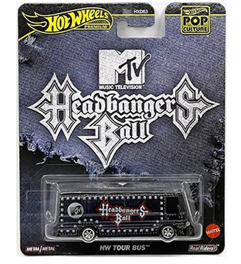 Hot Wheels Premium Pop Culture 2025 MTV Headbangers Ball HW Tour Bus