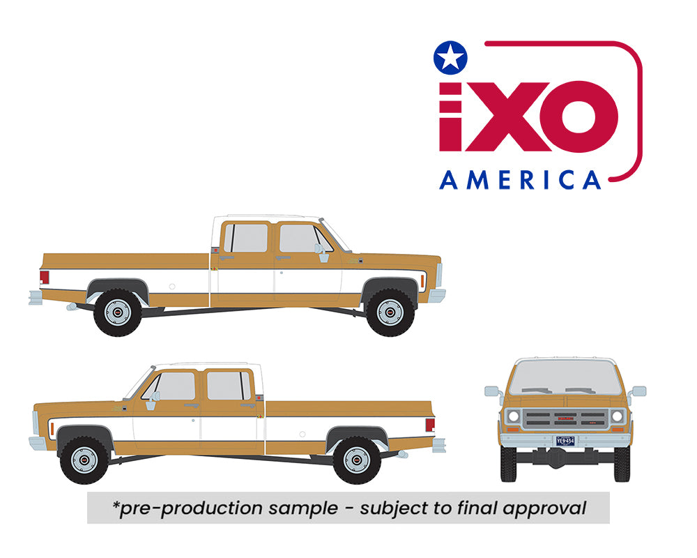 IXO Models 1975 GMC Sierra Classic K2500 Yuba Gold