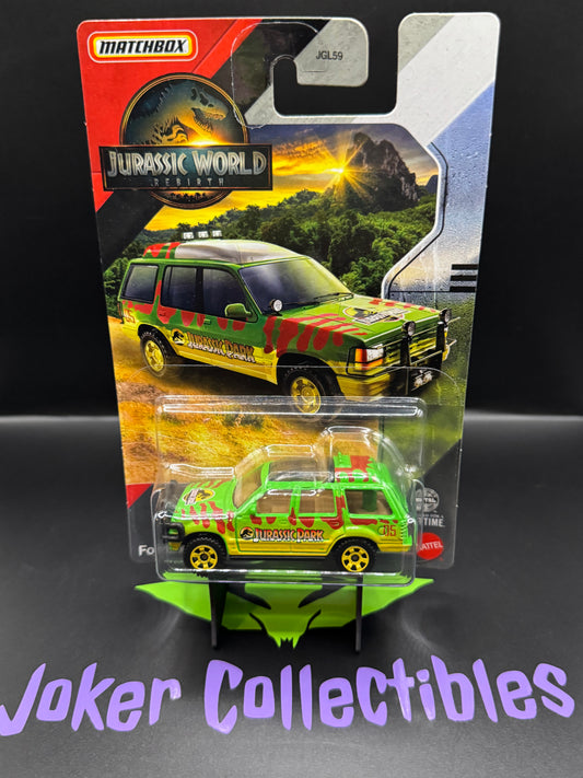 Matchbox 2025 Jurassic World Rebirth Jurassic Park Ford Explorer (#5)