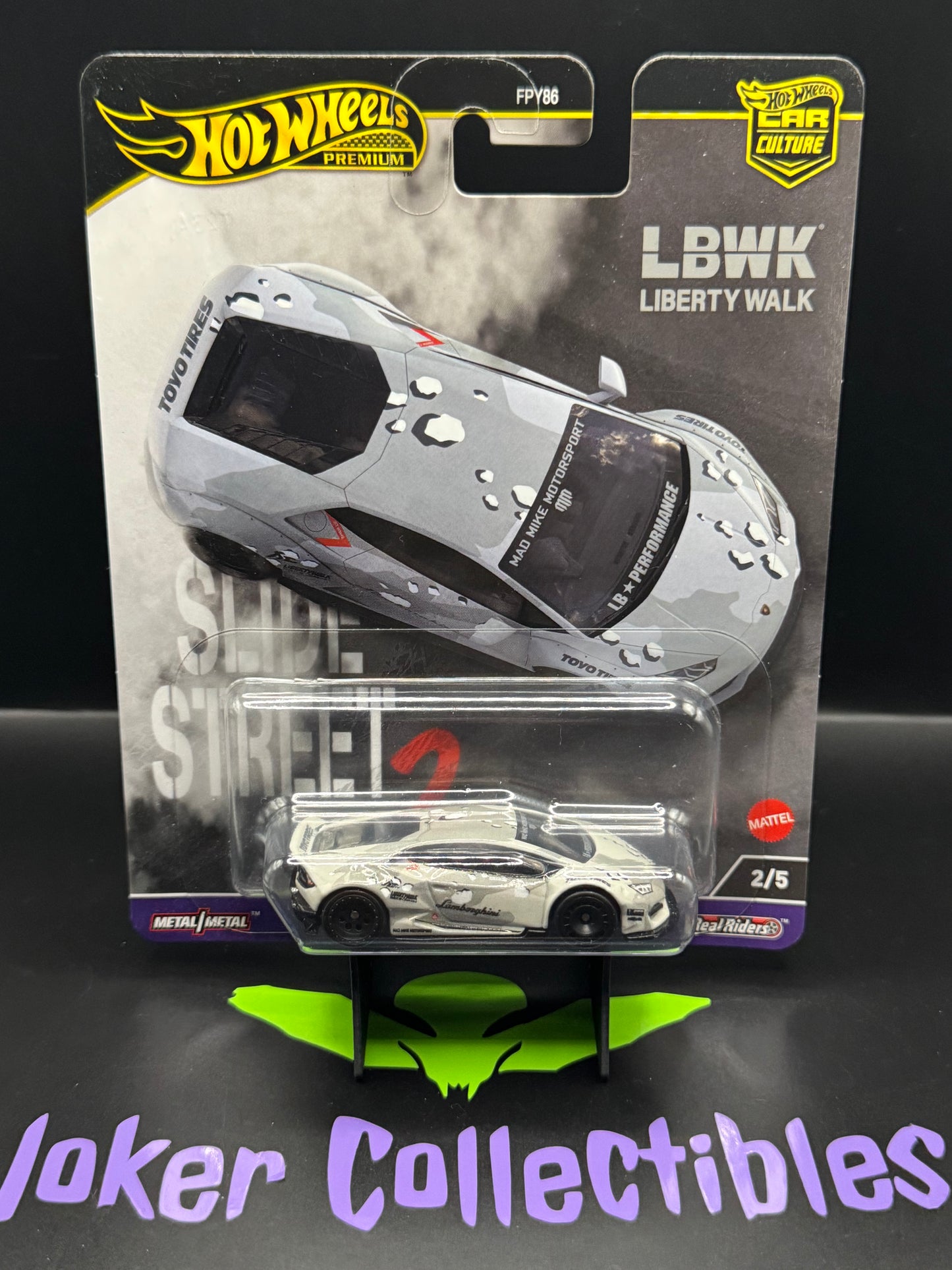 Hot Wheels Premium Car Culture Slide Street 2 LB-Works Lamborghini Huracan # 2/5