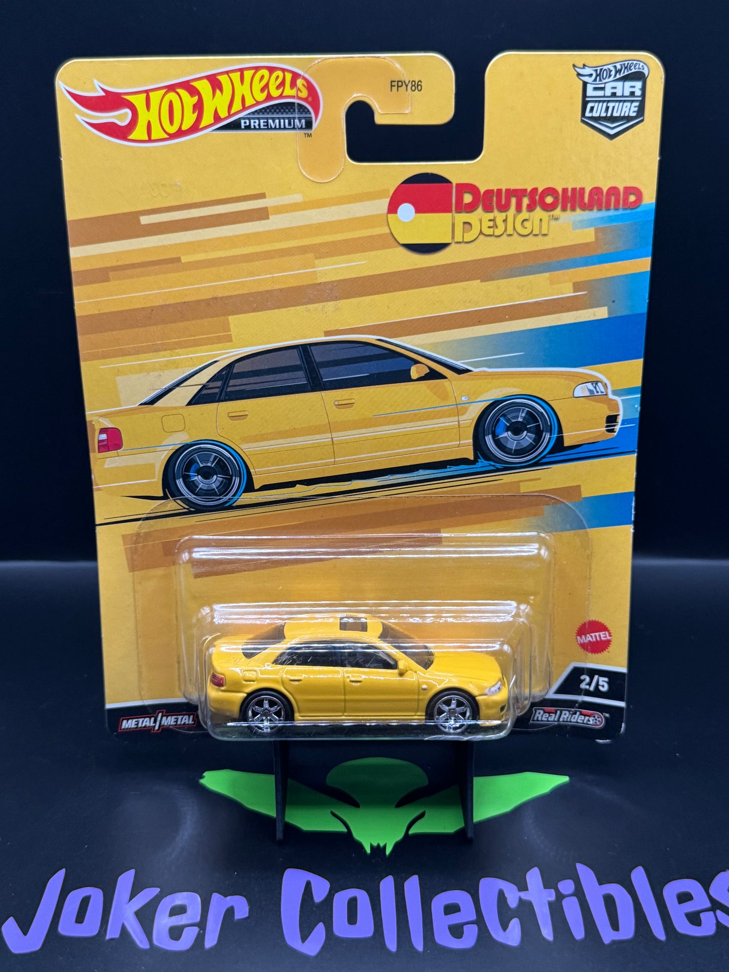 Cracked Blister Hot Wheels Premium Car Culture Deutschland Design Audi S4 Quattro # 2/5