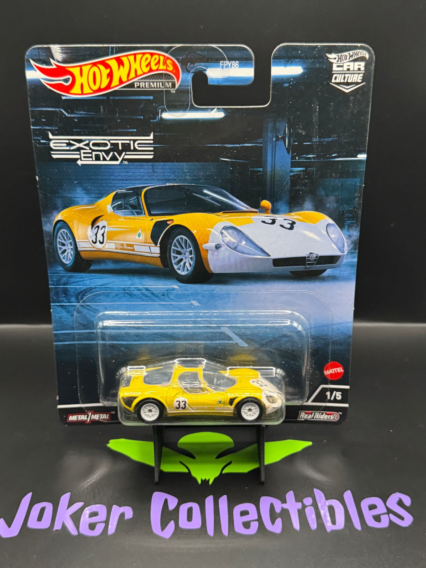 Hot Wheels Premium Car Culture Exotic Envy '69 Alfa Romeo 33 Stradale # 1/5