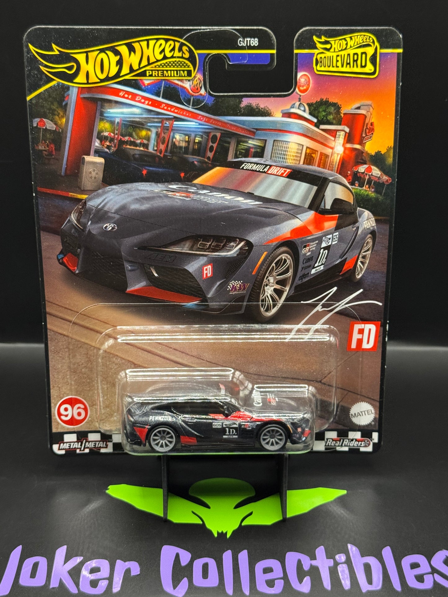Hot Wheels Premium Boulevard FD 2021 Toyota GR Supra # 96