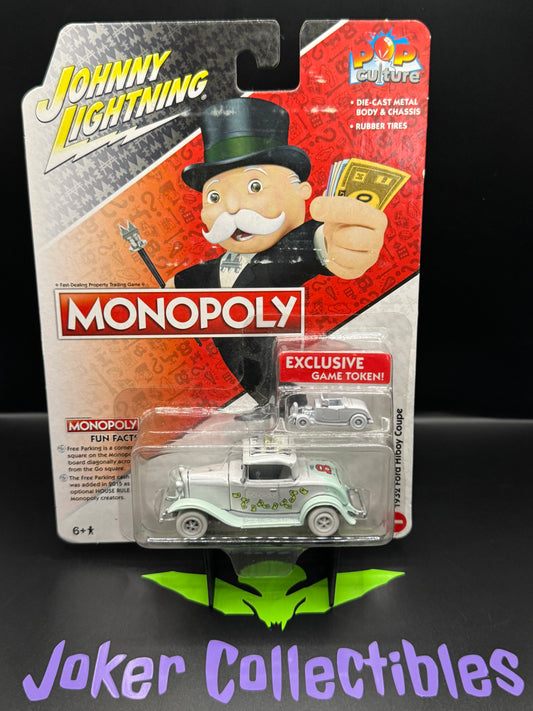 Johnny Lightning Monopoly White Lightning 1932 Ford Hiboy Coupe #1