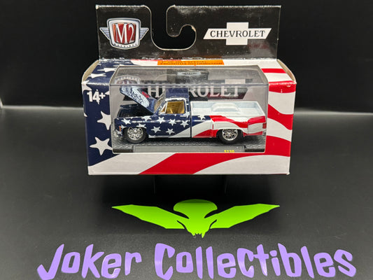M2 Machines O'Reilly's 4th of July 1973 Chevrolet Cheyenne Super 30 S130 24-75