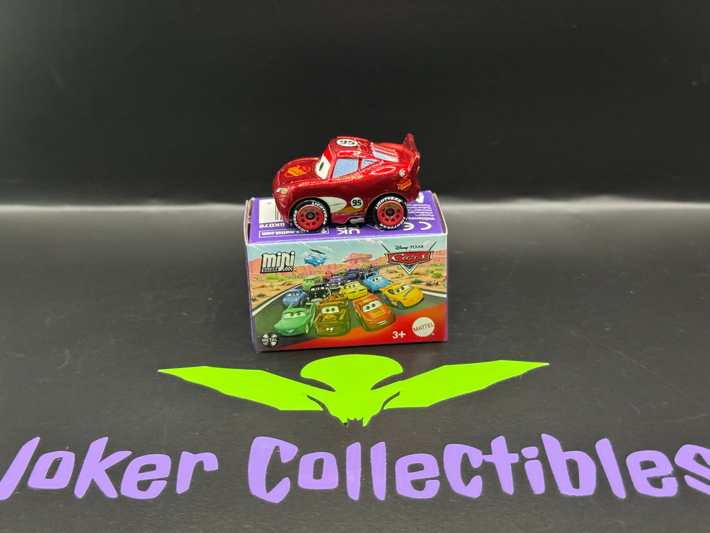 Disney Pixar Cars Mini Racers Series 3 Radiator Springs Chrome Lightning McQueen # 26